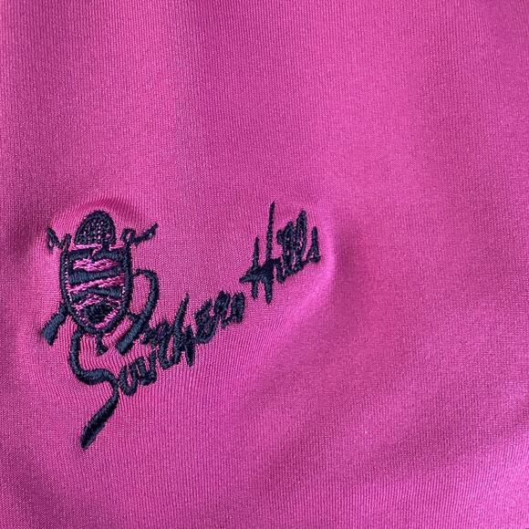 RLX Ralph Lauren Polo Men’s Med Hot Pink Golf Shirt - Picture 6 of 7